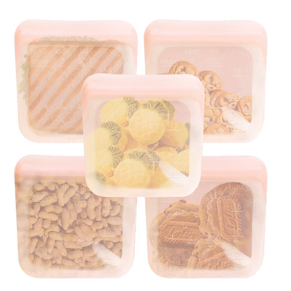 Purifyou Reusable Silicone Food Storage Bags – Multipacks
