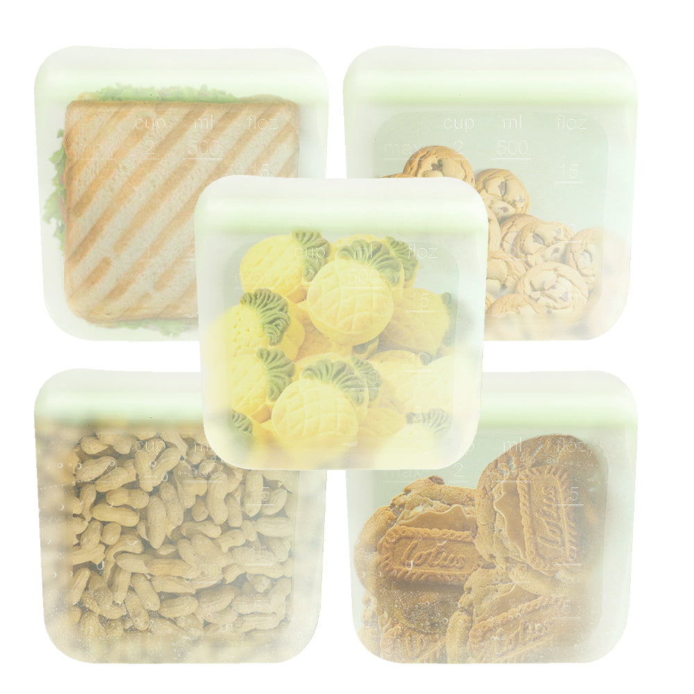 Purifyou Reusable Silicone Food Storage Bags – Multipacks