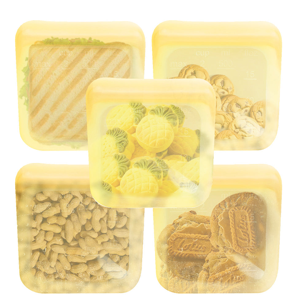 Purifyou Reusable Silicone Food Storage Bags – Multipacks