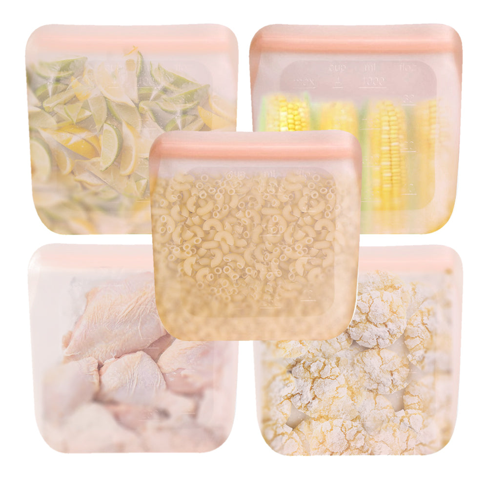 Purifyou Reusable Silicone Food Storage Bags – Multipacks
