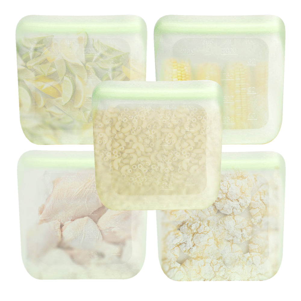 Purifyou Reusable Silicone Food Storage Bags – Multipacks