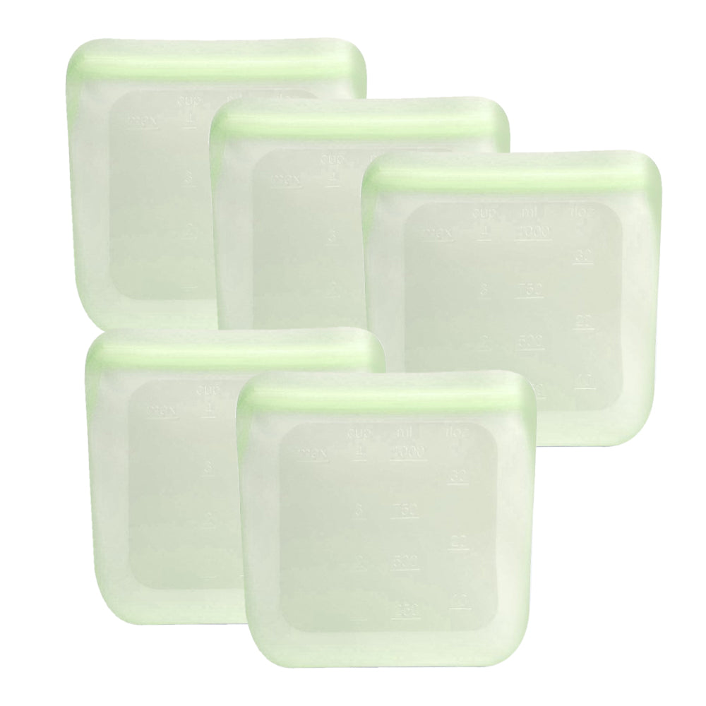 Purifyou Reusable Silicone Food Storage Bags – Multipacks