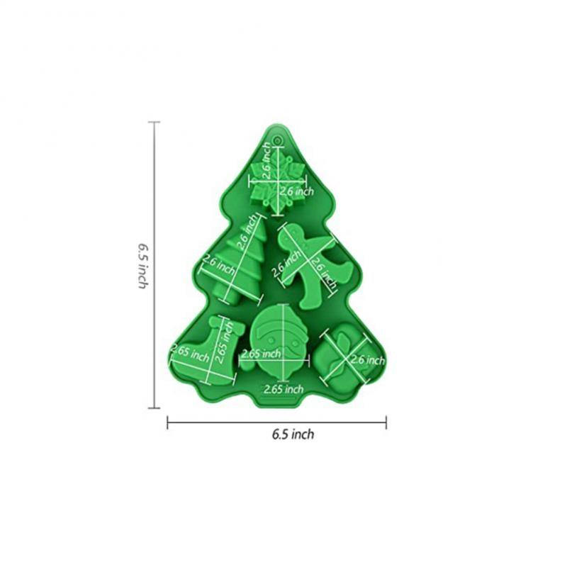 Christmas Silicone Candy Molds – Santa, Trees & Snowflakes