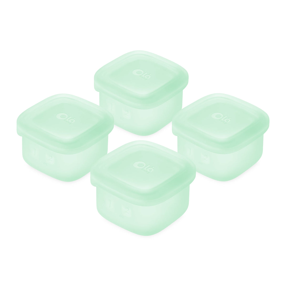 Olababy Silicone Baby Food Containers – 4-Pack
