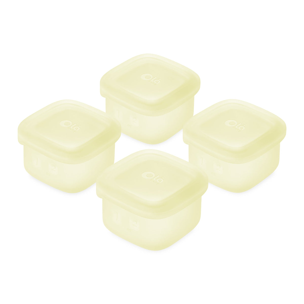 Olababy Silicone Baby Food Containers – 4-Pack