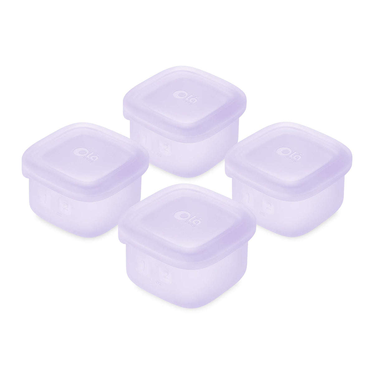 Olababy Silicone Baby Food Containers – 4-Pack