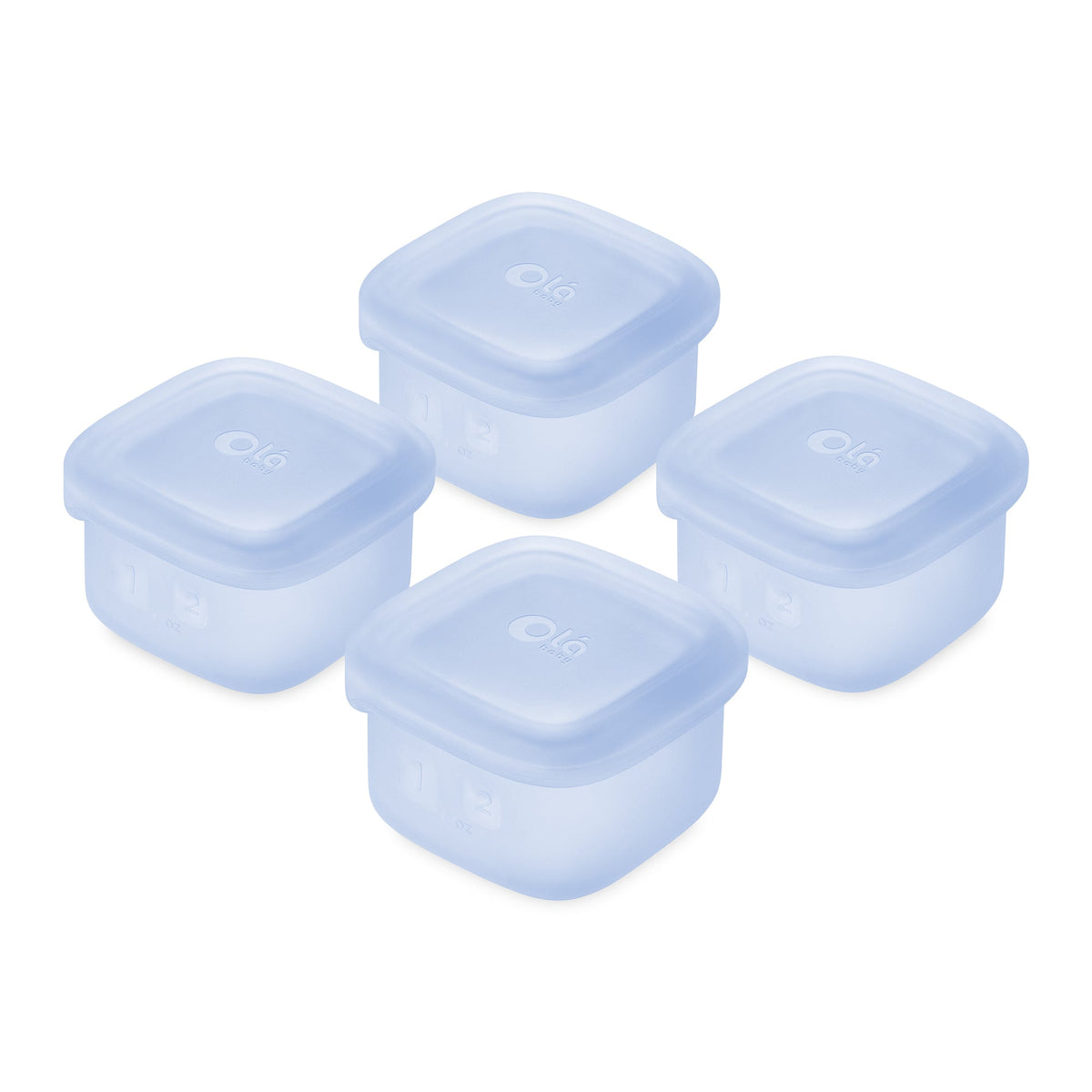 Olababy Silicone Baby Food Containers – 4-Pack