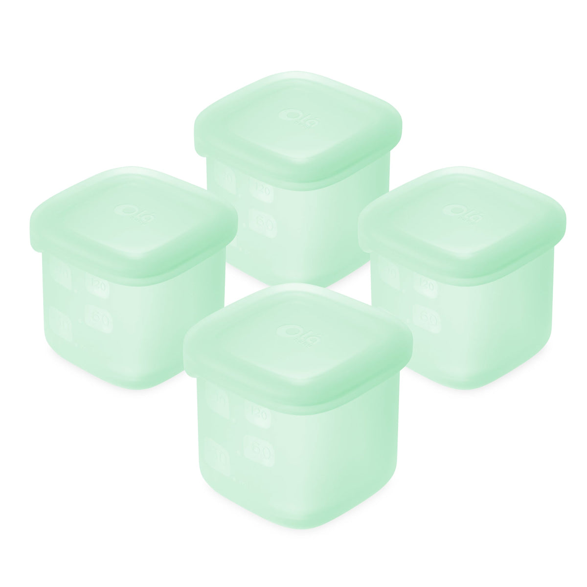 Olababy Silicone Baby Food Containers – 4-Pack