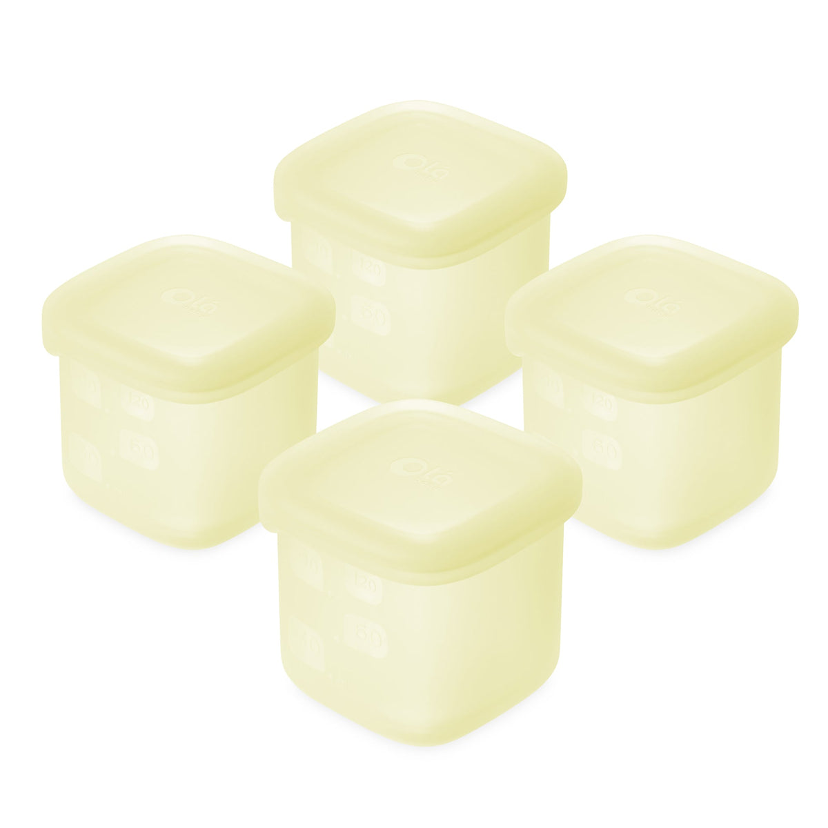 Olababy Silicone Baby Food Containers – 4-Pack
