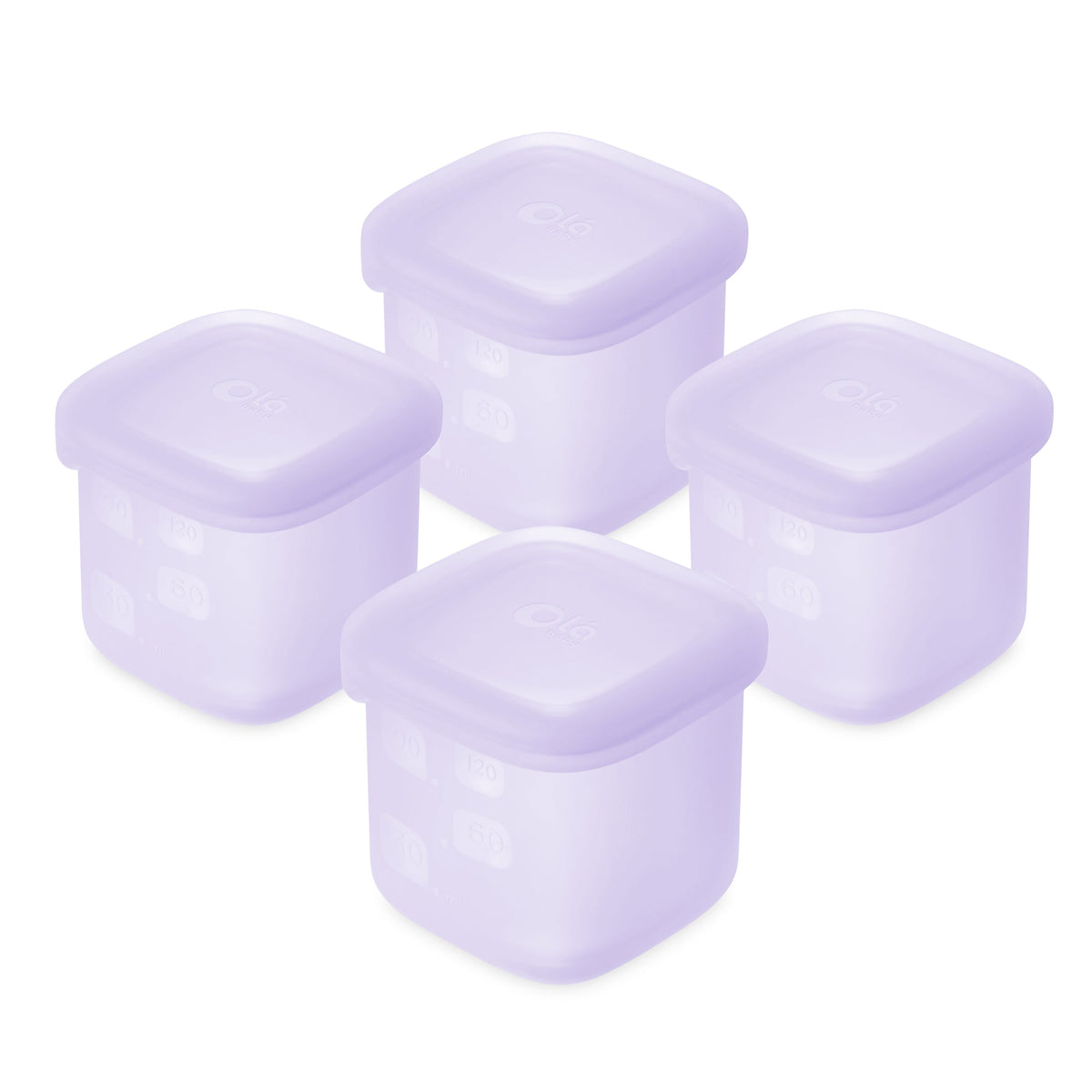 Olababy Silicone Baby Food Containers – 4-Pack