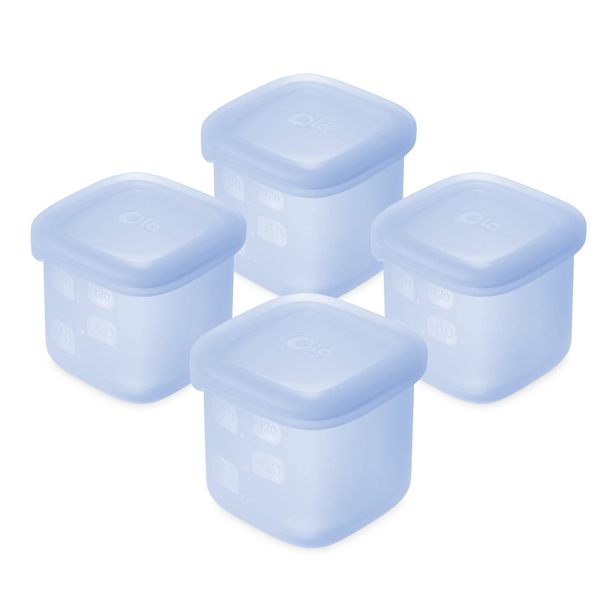 Olababy Silicone Baby Food Containers – 4-Pack