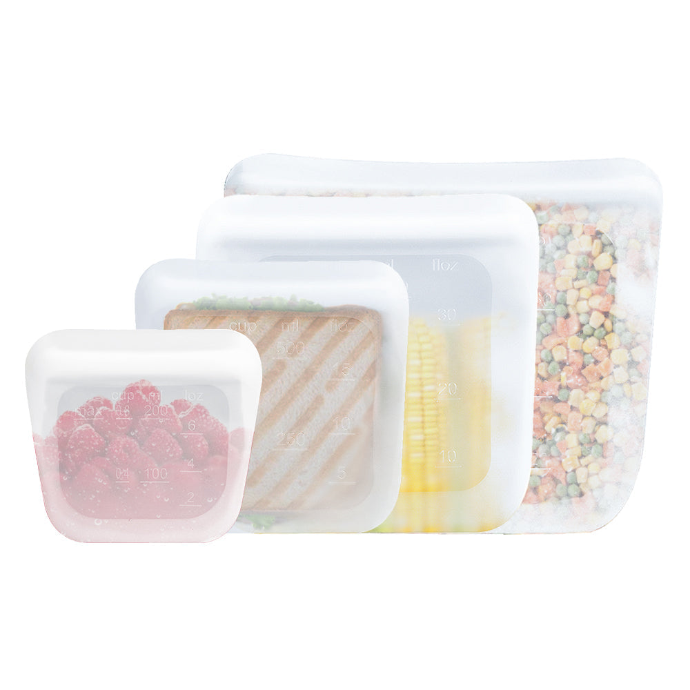Purifyou Reusable Silicone Food Storage Bags – Multipacks