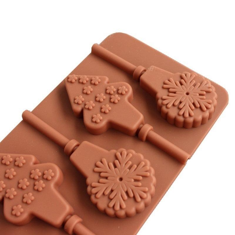 Christmas Tree & Snowflake Silicone Ice Pop Mold