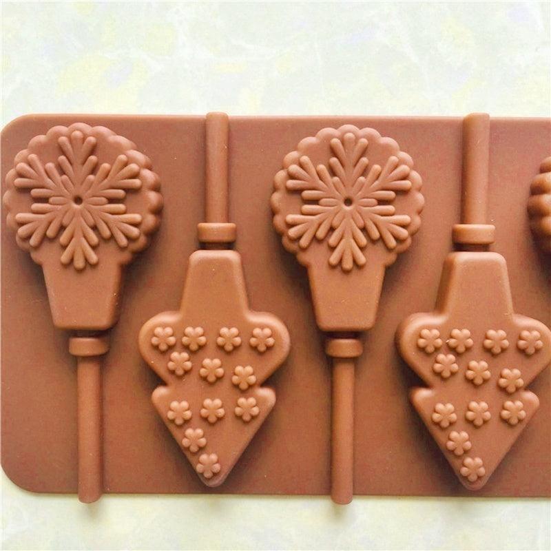 Christmas Tree & Snowflake Silicone Ice Pop Mold