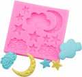 Star, Moon & Cloud Silicone Candy Mold